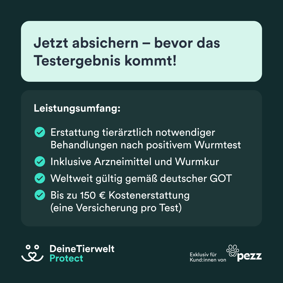 Deine Tierwelt - Wurmschutzversicherung - Leistungen